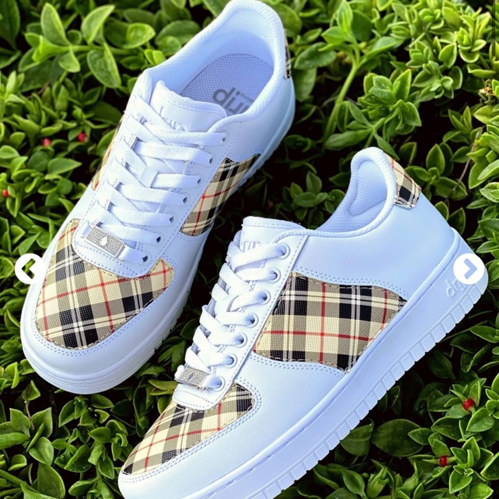 DripCreationz Plaid Sneakers